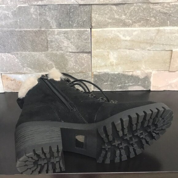 Madden Girl Hidde Faux-Fur Hiker Booties - Picture 5 of 5